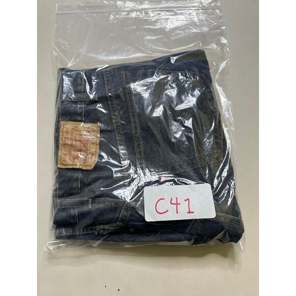 Levi’s 501 Jeans 38 Made in USA Button Fly Dark Wash 80s Actual Sz 35x29.5 - Picture 13 of 13